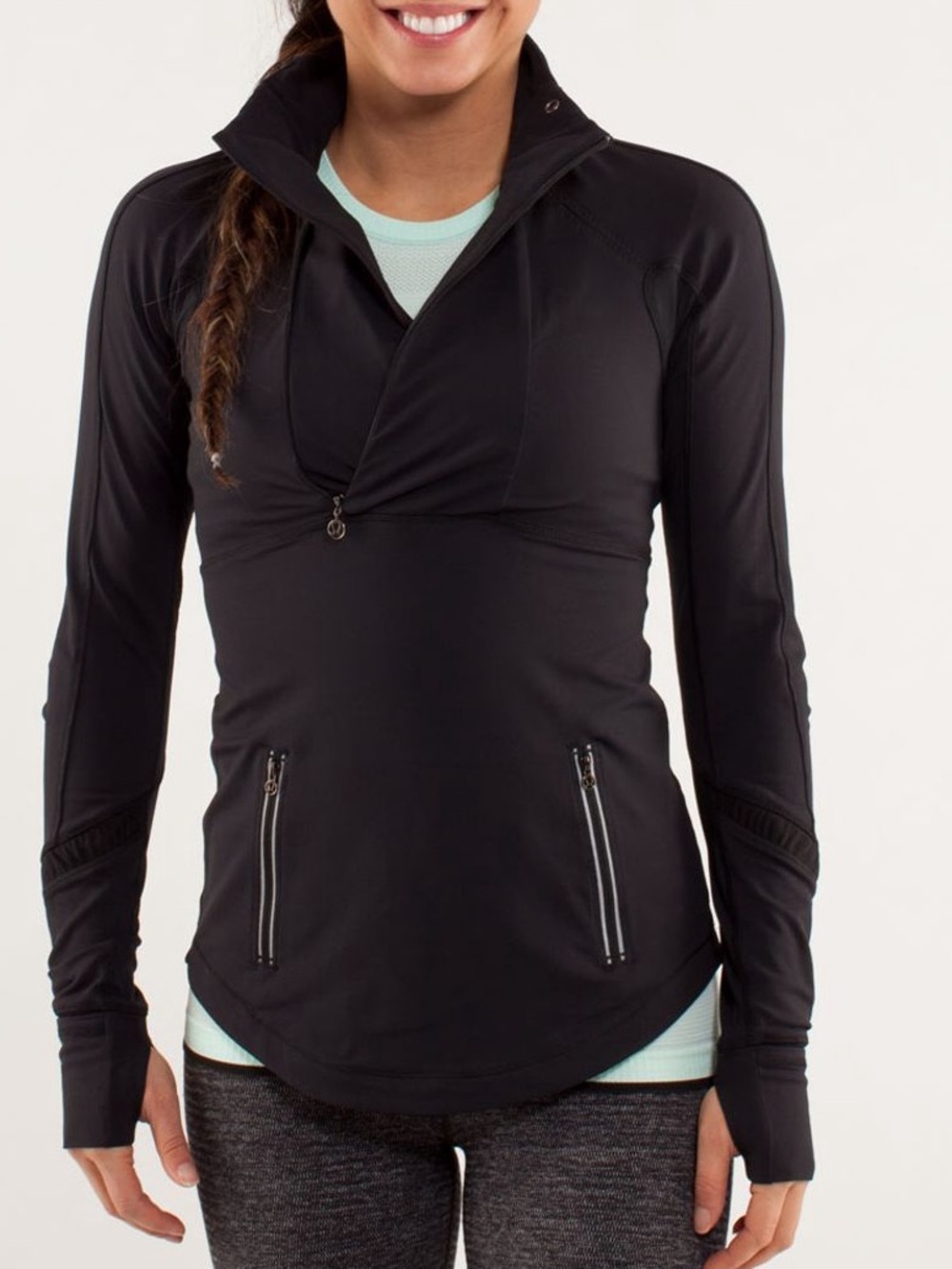 Lululemon Run Reflect Pullover
Black Sweatshirt Women‎ Size 8
